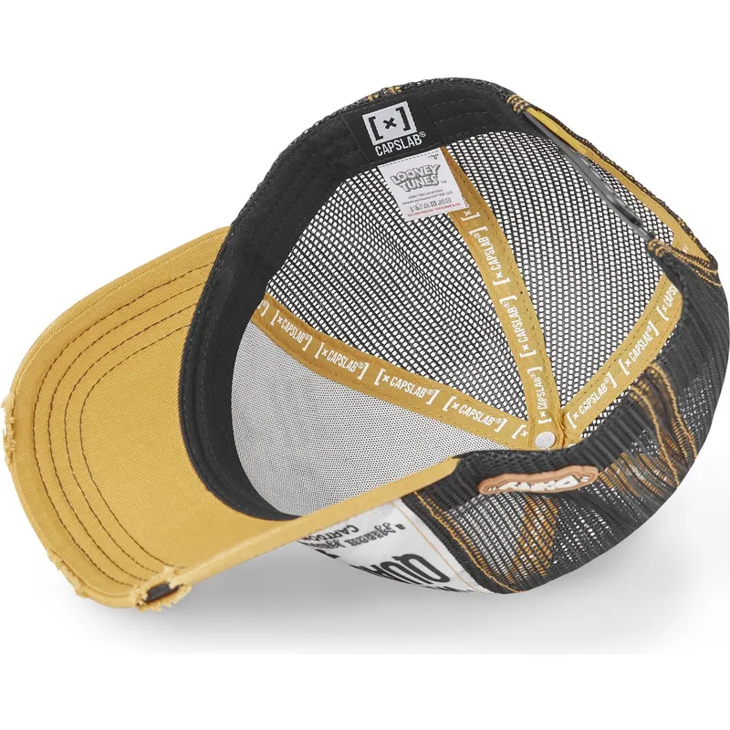 capslab-looney-tunes-pato-lucas-loo8-duc1-vit-svart-och-gul-truckerkeps