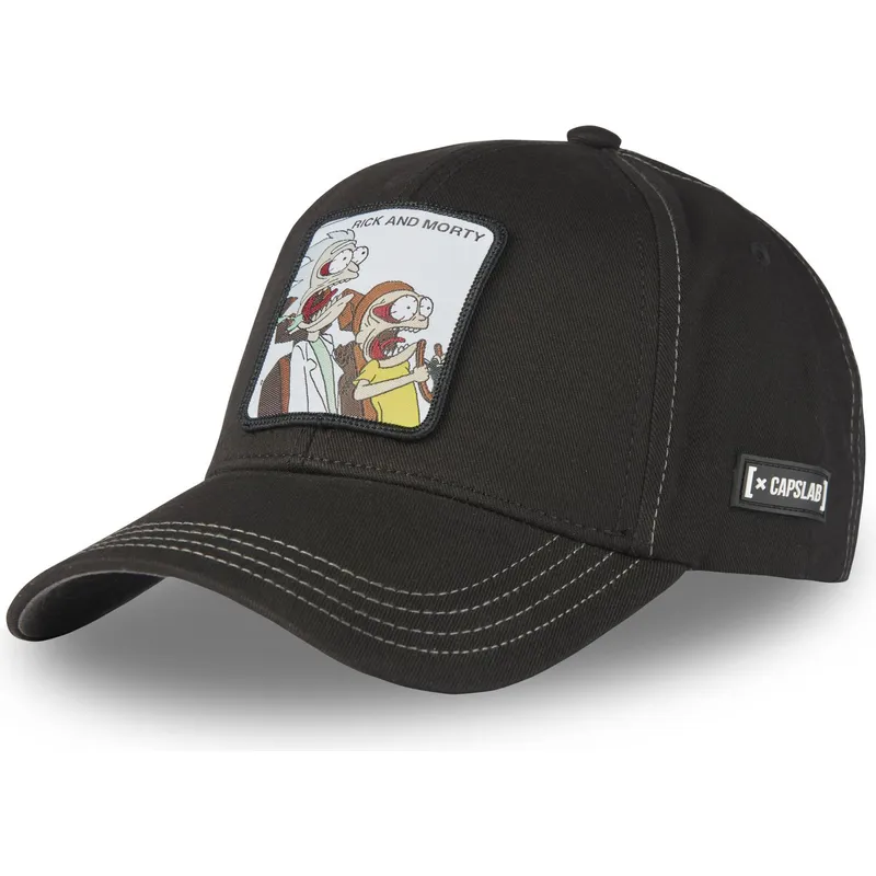 kepsar-curva-svart-snapback-rick-y-morty-rick-och-morty-av-capslab