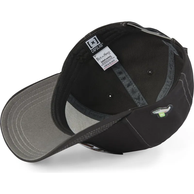 kepsar-curva-svart-snapback-rick-y-morty-rick-och-morty-av-capslab