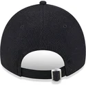 svart-justerbar-kurvad-keps-9twenty-herringbone-fran-new-york-yankees-mlb-av-new-era