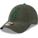 new-era-new-york-yankees-mlb-9forty-gron-justerbar-bojd-keps-med-gron-logotyp-i-frotte