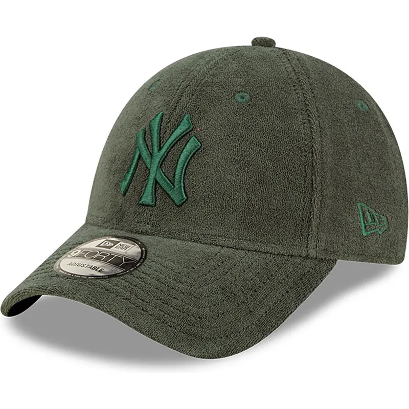 new-era-new-york-yankees-mlb-9forty-gron-justerbar-bojd-keps-med-gron-logotyp-i-frotte