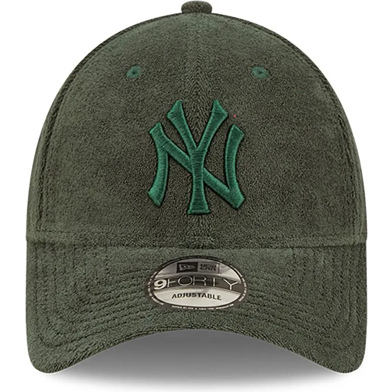 new-era-new-york-yankees-mlb-9forty-gron-justerbar-bojd-keps-med-gron-logotyp-i-frotte