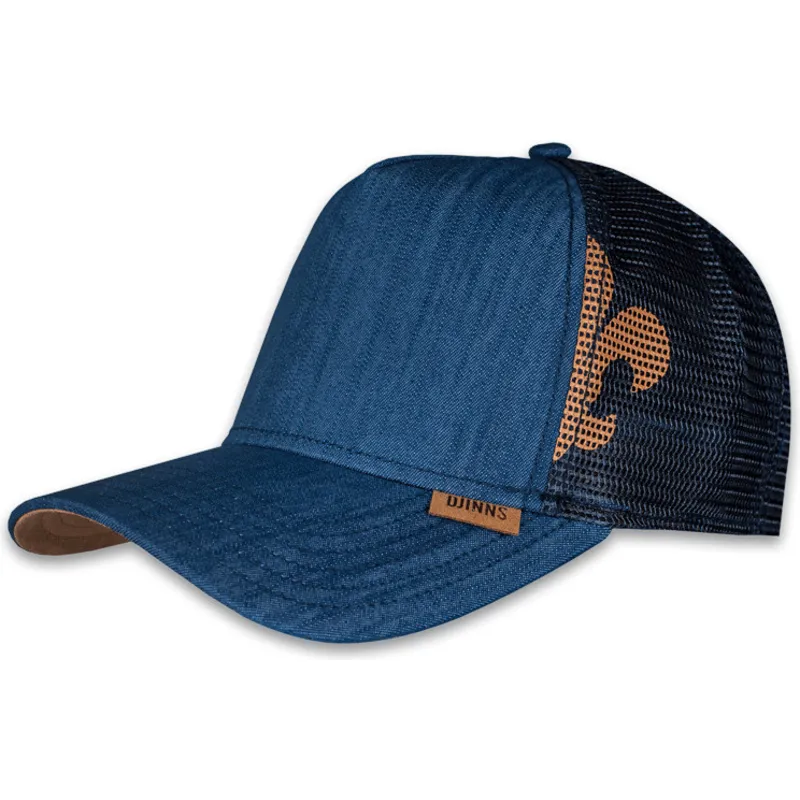 djinns-hft-linen-2014-marinbla-trucker-keps