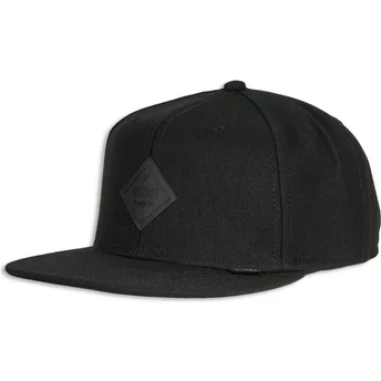 Svart snapback platt keps Monochrome från Djinns