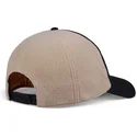 djinns-hft-puffy-nylon-svart-och-beige-bojd-skarm-snapback-keps