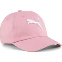 puma-essentials-cat-logo-rosa-justerbar-bojd-keps-for-barn