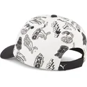 puma-essentials-cat-logo-justerbar-vit-och-svart-bojd-keps-for-barn