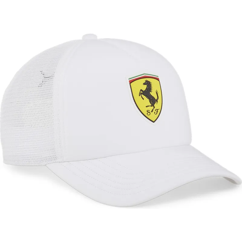 kepsar-curva-vit-snapback-race-fran-ferrari-formula-1-av-puma