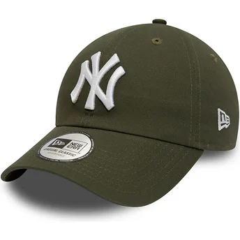 Grön böjd justerbar keps 9TWENTY League Essential från New York Yankees MLB av New Era