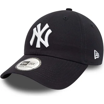 Mörkblå böjd justerbar keps 9TWENTY League Essential från New York Yankees MLB av New Era