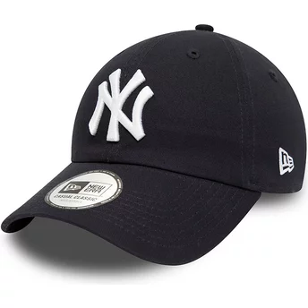 New Era Böjd Brätta 9TWENTY League Essential New York Yankees MLB Marinblå Justerbar Keps