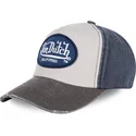 jackmw-vit-bla-och-gra-justerbar-bojd-keps-for-barn-fran-von-dutch