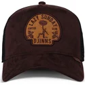djinns-lazy-classic-hft-brun-och-svart-truckerkeps