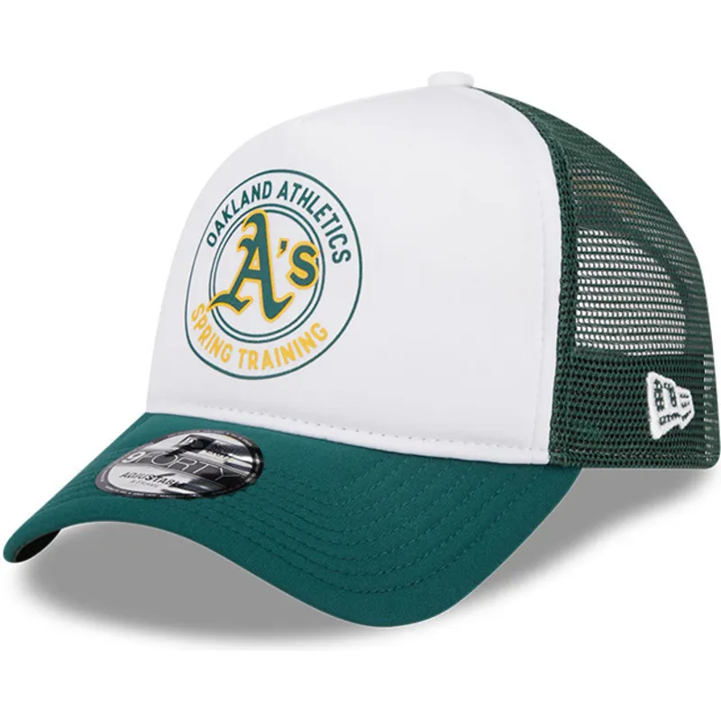 kepsar-curva-gron-snapback-9forty-a-frame-circle-fran-oakland-athletics-mlb-av-new-era