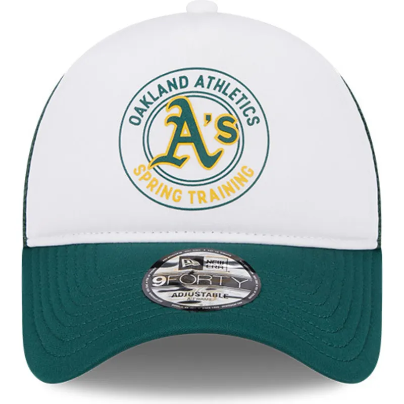 kepsar-curva-gron-snapback-9forty-a-frame-circle-fran-oakland-athletics-mlb-av-new-era