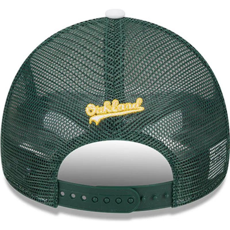 kepsar-curva-gron-snapback-9forty-a-frame-circle-fran-oakland-athletics-mlb-av-new-era