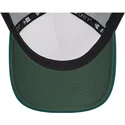 vit-och-gron-oakland-athletics-mlb-9forty-a-frame-circle-truckerkeps-fran-new-era