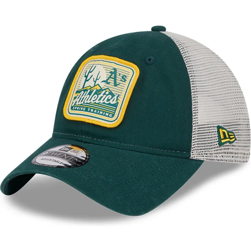 kepsar-curva-gron-snapback-9twenty-stripe-fran-oakland-athletics-mlb-av-new-era