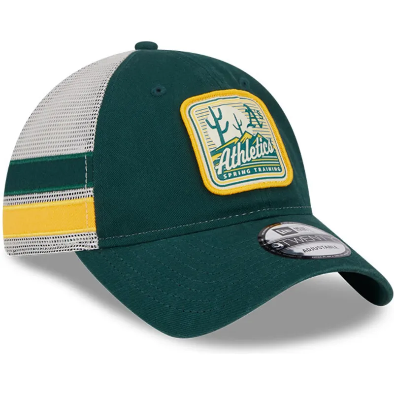 kepsar-curva-gron-snapback-9twenty-stripe-fran-oakland-athletics-mlb-av-new-era