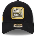 svart-och-vit-trucker-keps-9twenty-stripe-fran-pittsburgh-pirates-mlb-av-new-era