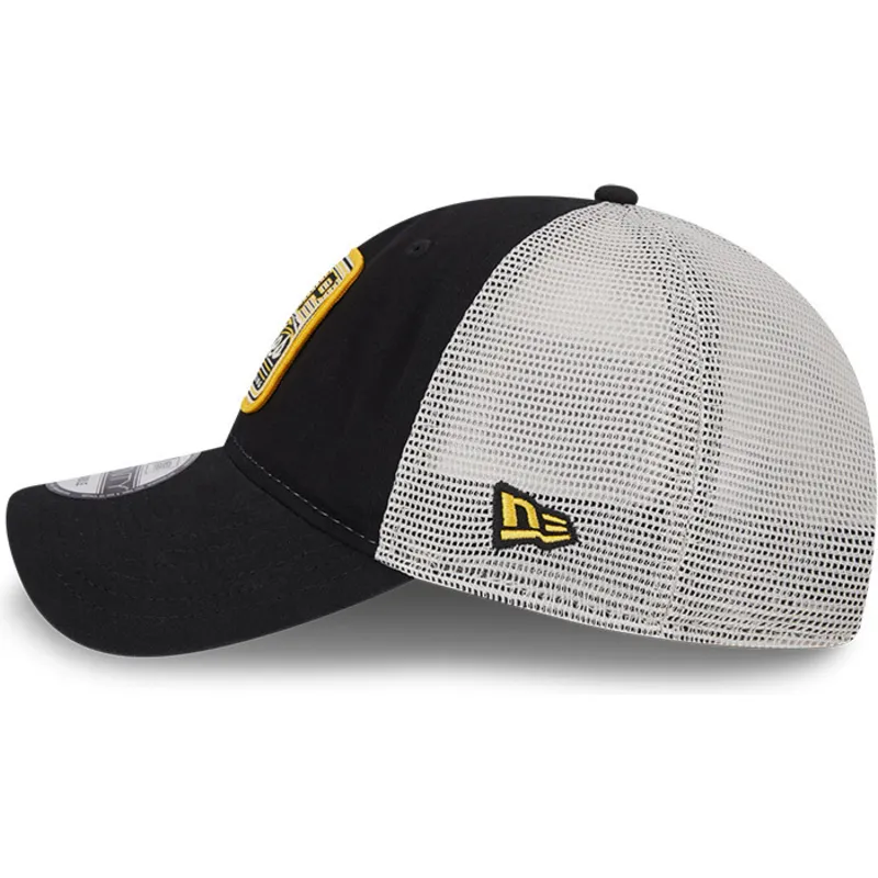 svart-och-vit-trucker-keps-9twenty-stripe-fran-pittsburgh-pirates-mlb-av-new-era