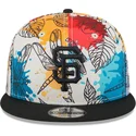 san-francisco-giants-mlb-new-era-9fifty-flerfargad-platt-skarm-snapback-keps-varen