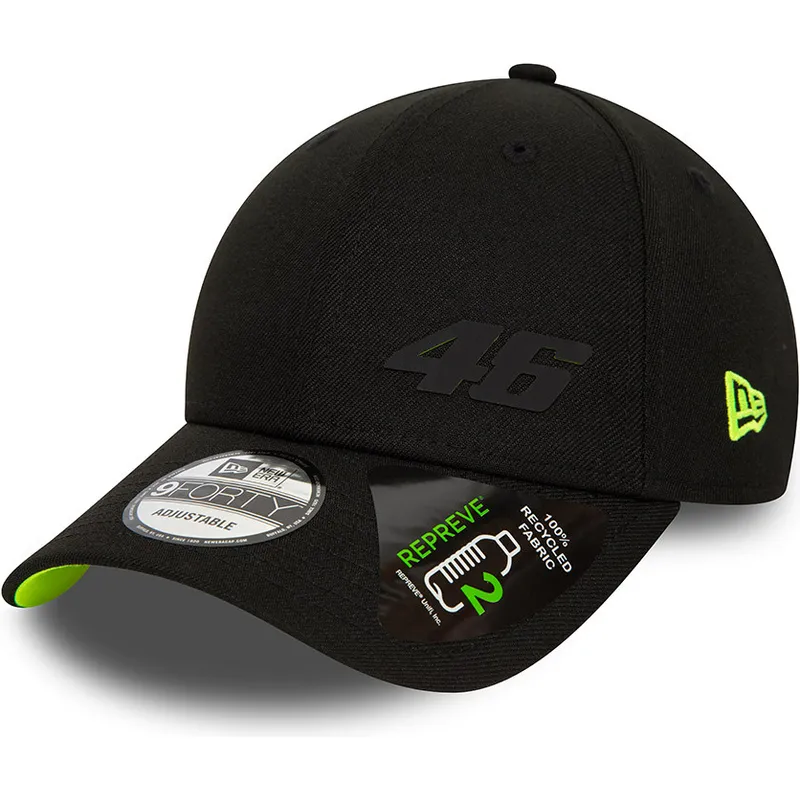 kepsar-curva-svart-justerbart-band-9forty-repreve-fran-valentino-rossi-vr46-motogp-av-new-era