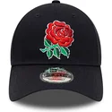 kepsar-curva-marinbla-justerbart-band-9forty-core-fran-england-rugby-rfu-av-new-era