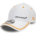 kepsar-curva-vit-justerbart-band-9forty-contrast-piping-fran-mclaren-racing-formula-1-av-new-era
