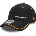 svart-justerbar-bojd-keps-9forty-contrast-piping-fran-mclaren-racing-formula-1-av-new-era