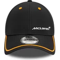 svart-justerbar-bojd-keps-9forty-contrast-piping-fran-mclaren-racing-formula-1-av-new-era