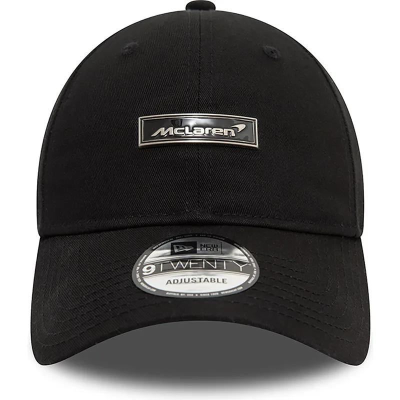 kepsar-curva-svart-justerbart-band-9twenty-pin-badge-fran-mclaren-racing-formula-1-av-new-era