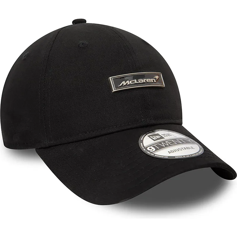 kepsar-curva-svart-justerbart-band-9twenty-pin-badge-fran-mclaren-racing-formula-1-av-new-era