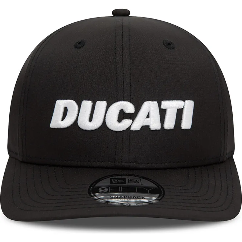 kepsar-curva-svart-snapback-9fifty-ripstop-fran-ducati-motor-motogp-av-new-era
