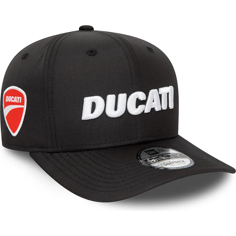 kepsar-curva-svart-snapback-9fifty-ripstop-fran-ducati-motor-motogp-av-new-era