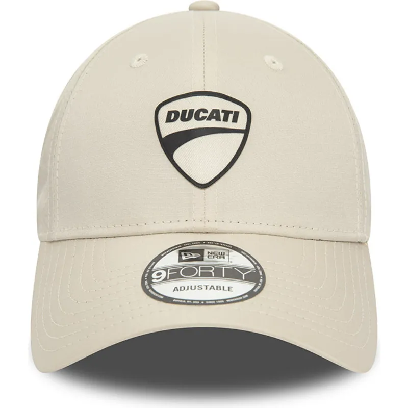 kepsar-curva-beige-justerbart-band-9forty-ripstop-fran-ducati-motor-motogp-av-new-era