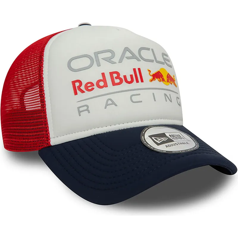 kepsar-curva-flerfargad-snapback-9forty-a-frame-colour-block-fran-red-bull-racing-formula-1-av-new-era