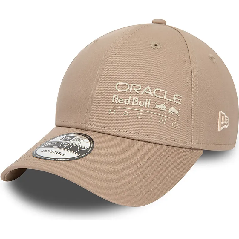 kepsar-curva-beige-snapback-9forty-seasonal-fran-red-bull-racing-formula-1-av-new-era