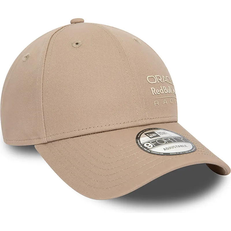 kepsar-curva-beige-snapback-9forty-seasonal-fran-red-bull-racing-formula-1-av-new-era