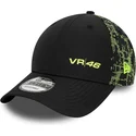 svart-bojd-skarm-snapback-keps-9forty-poly-print-valentino-rossi-vr46-motogp-fran-new-era