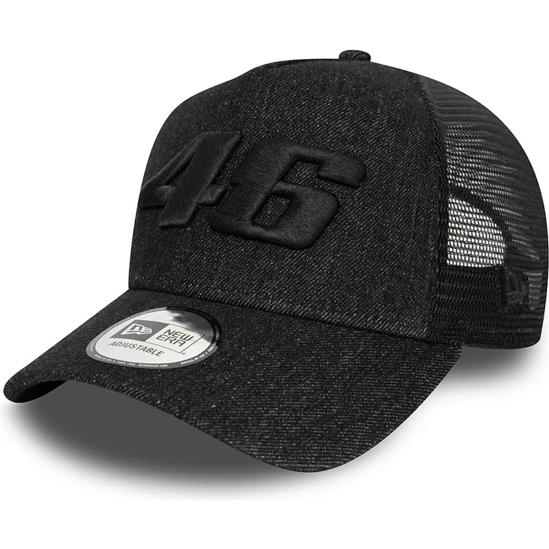 kepsar-curva-svart-snapback-9forty-a-frame-denim-fran-valentino-rossi-vr46-motogp-av-new-era