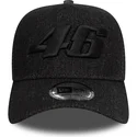kepsar-curva-svart-snapback-9forty-a-frame-denim-fran-valentino-rossi-vr46-motogp-av-new-era