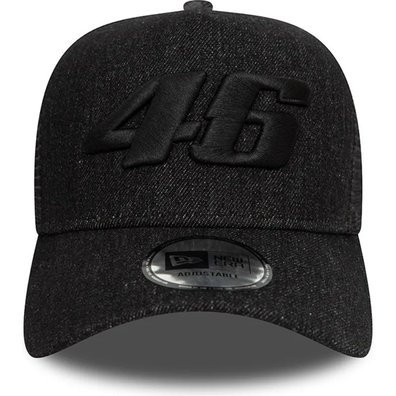 kepsar-curva-svart-snapback-9forty-a-frame-denim-fran-valentino-rossi-vr46-motogp-av-new-era
