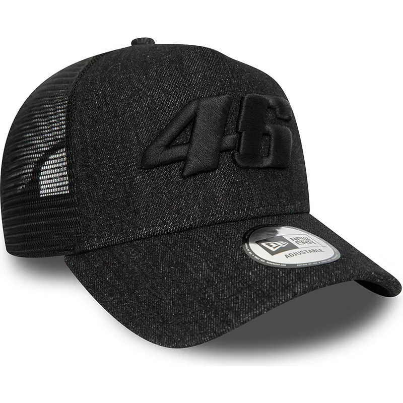 kepsar-curva-svart-snapback-9forty-a-frame-denim-fran-valentino-rossi-vr46-motogp-av-new-era