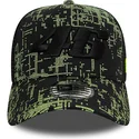 svart-truckerkeps-9forty-a-frame-poly-print-av-valentino-rossi-vr46-motogp-fran-new-era