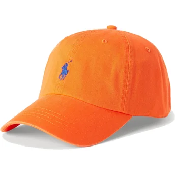 Kepsar böjd apelsin justerbart band Cotton Chino Classic Sport av Polo Ralph Lauren