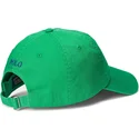 gron-justerbar-bojd-keps-med-bla-logotyp-cotton-chino-classic-sport-fran-polo-ralph-lauren