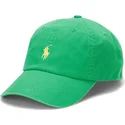 justerbar-gron-bojd-keps-med-gult-logo-cotton-chino-classic-sport-fran-polo-ralph-lauren