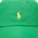 justerbar-gron-bojd-keps-med-gult-logo-cotton-chino-classic-sport-fran-polo-ralph-lauren